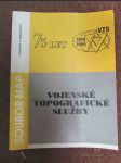 Soubor map vydaných u příležitosti 75. výročí vzniku VTS - Vojenské topografické služby - náhled
