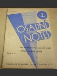 Osadní notes 1. Šest oblíbených osadních písní s doprovodem kytary - náhled