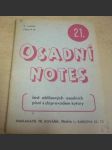 Osadní notes 21. Šest oblíbených osadních písní s doprovodem kytary - náhled