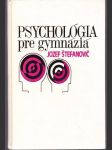 Psychológia pre gymnáziá  - náhled