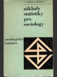 Základy statistiky pro sociology - náhled