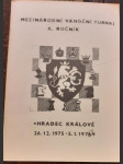 Šachový  mezinárodní vánoční turnaj x. ročník -hradec králové 26.12 1975 -5.1 1976 - náhled