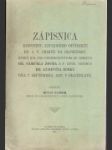 Zápisnica konventu západného dištriktu ev. a. v. cirkve na Slovensku, ktorý bol pod predsedníctvom dp. biskupa Dr. Sámuela Zcha a p.dištr. dozorcu Dr. Ľudevíta šimku dňa 7. septembra 1927, v Bratislave - náhled