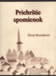 Priehrštie  spomienok - náhled