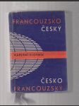 Francouzsko český  česko francouzký kapesní slovník - náhled