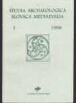 Studia archaeologica Slovaca mediaevalia I. - náhled