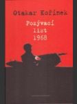 Pozývací list 1968 - náhled