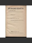 Dělnická osvěta, ročník XXI., číslo 1-10/1935 [Socialistická revue - Revue pro kulturu, osvětu, lidovou výchovu a sociální otázky; socialismus; komunismus; dělnictvo] - náhled