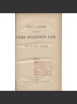 Zprávy o zasedání královské české společnosti nauk (historie, filozofie, jazykověda) 1885 [ Původ jména Čech / Učení Petra Chelčického o bytu očistce] - náhled