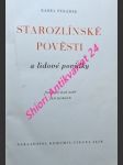 Starozlínské pověsti a lidové povídky - pekárek karel - náhled