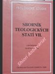 Sborník teologických statí vii. - čejka gustav (uspořádal) - náhled