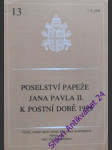 Poselství papeže jana pavlka ii. k postní době 1995 - náhled