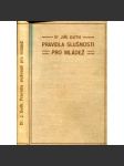 Pravidla slušnosti pro mládež (pravidla slušného chování, etiketa) - náhled