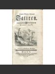 Satiren. Dritter Theil [1776; satira; humor; osvícenství; 18. století; Německo; satirická literatura] - náhled