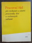 Pracovní řád pro výchovné a ostatní pracovníky škol a výchovných zařízení - náhled