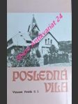 Posledná vila - petrík vincent s.j. - náhled