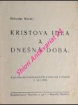 Kristova idea a dnešní doba - kováč bohuslav - náhled