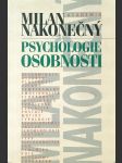 Psychologie osobnosti - náhled