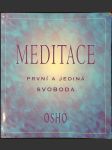 Meditace: První a jediná svoboda - náhled