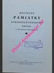 Hnutelné pamiatky stredoslovenského kraja v štátnych zoznamoch - kolektiv autorů - náhled