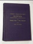 Česko francouzský slovník pro chemii, fysiku a vědy příbuzné - náhled