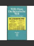 Die literarische Welt. Lebenserinnerungen [vzpomínky; paměti; pražská německá literatura; divadlo; film] - náhled