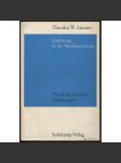 Einleitung in die Musiksoziologie. Zwölf theoretische Vorlesungen [sociologie hudby] - náhled