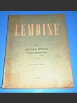 Lemoine / noty : Klavír : Dětské etudy, op.37 - náhled