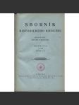 Sborník historického kroužku, ročník XXVII., sešit 1.-2. a 3.-4./1926 - náhled