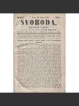 Svoboda. Politický časopis. Ročník II./1868 (levicová literatura) - náhled