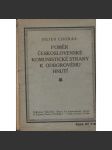Poměr Československé komunistické strany k odborovému hnutí (levicová literatura, komunistická literatura, odbory) - náhled