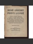 Nové zákony proti lichvě (lichva, právo) - náhled