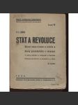 Stát a revoluce. Učení marxismu o státu a úkoly proletariátu v revoluci (levicová literatura, Lenin) - náhled