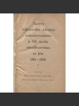 Zpráva Odborového sdružení československého k VII. sjezdu všeodborovému za leta 1918-1920 (odbory) - náhled