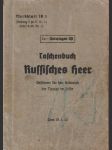 Taschenbuch russisches heer - bestimmt für den gebrauch der truppe im felde ; vom 15.4.43 - náhled