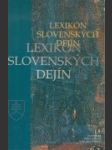 Lexikón slovenských dejín - náhled