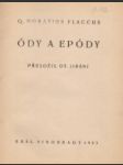 Ódy a epódy - náhled