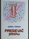 Presievač piesku - poézia - žarnov andrej ( vl.jm. františek šubík ) - náhled