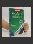 Manažerské techniky II - náhled