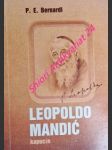 Leopoldo mandič svätec uzmierenia - bernardi p. e. - náhled