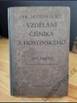 Vzdělání číšníka a hostinského I. - náhled