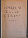 Poslední  dnové  lidstva - romanetto - náhled