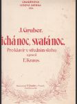 Tichá noc, svatá noc -pro klavír  v  středním  slohu - náhled