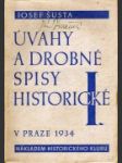 Úvahy a drobné spisy historické  I. - náhled