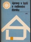 Úpravy v bytě a rodinném domku - náhled