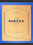 Langer / noty : Housle : Babička - Sousedská, Op.20 - náhled