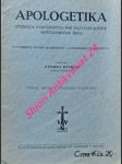 APOLOGETIKA - Učebnica náboženstva pre najvyšší ročník meštianských škol - KLIMAN Andrej - náhled