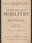 Sebrané spiritistické modlitby a "Hephata" - náhled