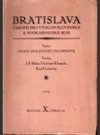 Bratislava  1.- 2., ročník X. - náhled