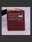 Spolek českých bibliofilů - náhled